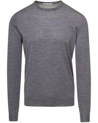 GAUDENZI - Crewneck Sweater With Long Sleeves - Lyst