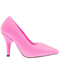 Balenciaga - 'xl' Oversized Neon Pink Pump With Knife Heel In Spandex Woman - Lyst