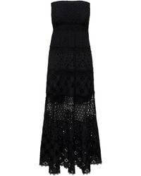 Temptation Positano - Embroidered Long Dress - Lyst