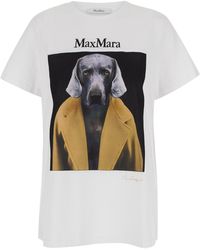 Max Mara Lillo Dog Print Hoodie in Black | Lyst