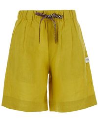 VLISCO DIALOGUES - 'Tam Tam' Shorts With Applied Logo Patch - Lyst