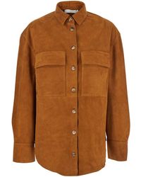 Tela - Jacket With Classic Collar - Lyst