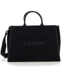 Lanvin - Tote Bag Mm With Strap - Lyst