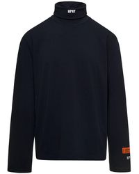 Heron Preston - Turtleneck Pullover With Contrasting Logo Embroide - Lyst
