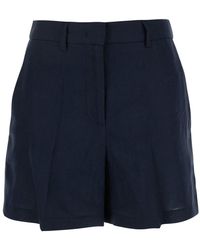 Le Plain - Linen Shorts With Belt Loops For - Lyst