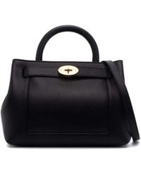 Mulberry - Hand Bag With Single Handle And Gold-tone Details In Leather - Lyst