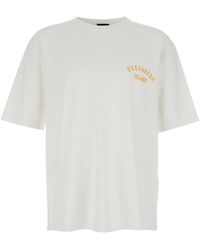 DSquared² - Crewneck T-Shirt With Logo Lettering On The Front - Lyst