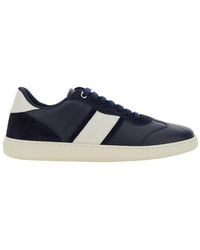 Ferragamo - Sneakers With Contrasting Heel And Logo Lettering On The Tongue - Lyst