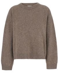 Loulou de Saison - 'Tristan' Sweater With Round Neck And Dropped S - Lyst