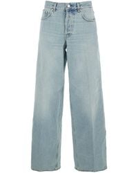Haikure - Jeans With Belt Loops And Logo Patch On The Back - Lyst