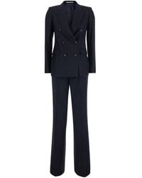 Tagliatore - Double-Breasted Suit With Peak Revers - Lyst