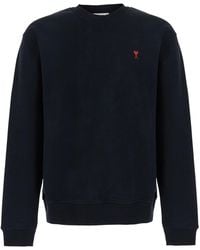 Ami Paris - Sweatshirt With Ami De Coeur Logo On The Front - Lyst