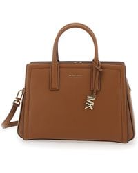 MICHAEL Michael Kors - 'Laila Medium' Handbag With Metallic Pendan - Lyst