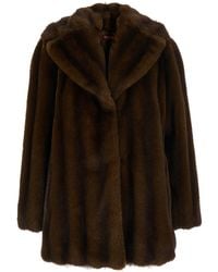 Max Mara - Mstneo Jacket With High Collar And Long Sleeves - Lyst