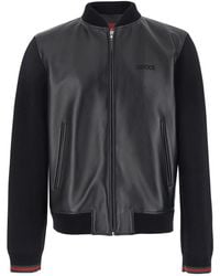 Gucci - Nappa Leather Bomber Jacket - Lyst