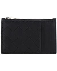 Bottega Veneta - Card-Holder With Intreccio Motif - Lyst