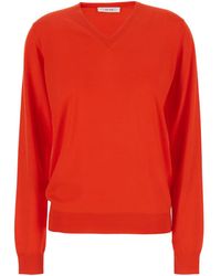 The Row - 'Haius' Sweater With V Neck - Lyst