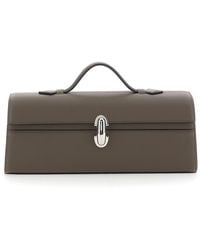 SAVETTE - Borsa A Mano 'Symmetry' Slim Con Manico Superiore E Chiusura A - Lyst