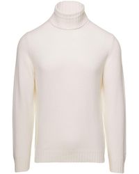 GAUDENZI - Wool And Cashmere Turtleneck For - Lyst