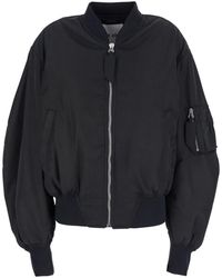 The Attico - Giubbotto Bomber Con Chiusura Con Zip Sul Fronte E Una Tasc - Lyst