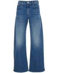 Mother - Jeans 'The Mid Rise Lasso Sneak' With Belt Loops And Wide Leg I - Lyst