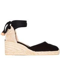 Castañer - 'Carina' Canvas Closed-Toe Espadrilles - Lyst