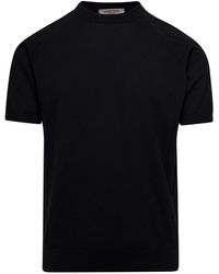 La Fileria - Crewneck T-Shirt With Raglan Sleeves - Lyst
