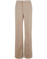 ANDAMANE - Pants With Pences On The Front - Lyst