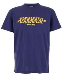 DSquared² - Cool Fit Tee Relaxed Fit Graphic Tee - Lyst
