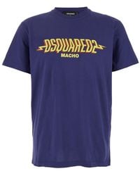 DSquared² - Cool Fit Tee Relaxed Fit Graphic Tee - Lyst