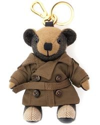 Burberry - 'Thomas City' Keychain With Bear Charm And Lobster Claw - Lyst