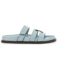 Tory Burch - Sandali 'Ines' Con Patch Logo Sul Fronte - Lyst