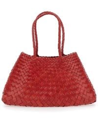 Dragon Diffusion - Borsa A Spalla 'Santa Croce' Grande Con Motivo Intrec - Lyst