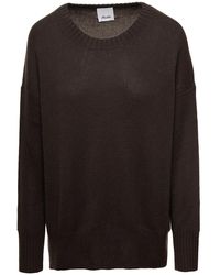Allude - Sweater With U Neckline - Lyst