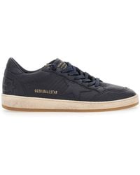 Golden Goose - 'Ballstar' Low Top Sneakers With Star Patch On The S - Lyst