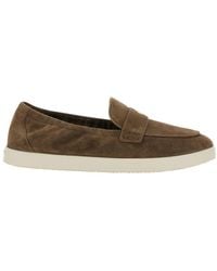 Tory Burch - Mocassini Con Placca Logo Sul Fronte E Design Slip-On - Lyst