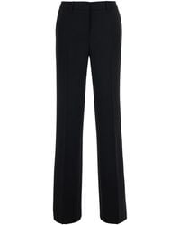 Le Plain - Pants With Belt Loops And Hidden Front Closure - Lyst