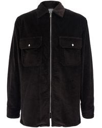 Bottega Veneta - Shirt With Classic Collar And Two Patch Pockets O - Lyst