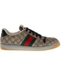Gucci - Gg Screener Sneakers With Web Detail - Lyst