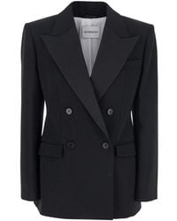 Givenchy - Giacca Doppiopetto Con Revers A Lancia - Lyst