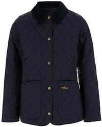 Barbour - Quilted Jacket With Contrast Collar - Lyst
