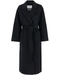 IVY & OAK - Cappotto 'Celia' Doppiopetto Con Revers Classici E Cintura In - Lyst