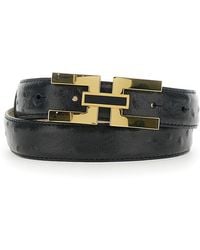 Elisabetta Franchi - Belt Leather - Lyst