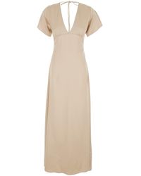 Le Plain - Long Dress With Bow - Lyst