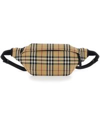 Burberry - Fanny Pack With Vintage Check Print - Lyst