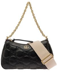 Gucci Interlocking G Caspian Blue Leather Chain Shoulder Bag – Queen Bee of  Beverly Hills