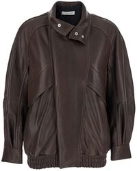 Nour Hammour - 'Ariste' Jacket With High Neck With Buttons - Lyst