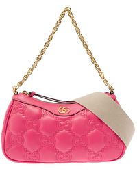 Gucci - Shoulder Bag With Matelassé Gg Motif - Lyst