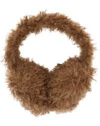 Moncler - Earmuffs With Logo Patch On The Side And Headband Design - Lyst