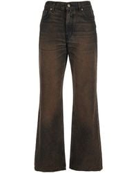Haikure - 'Korea' Jeans With Wide Leg And Logo Patch On The Rear I - Lyst